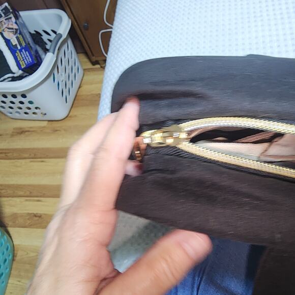 NISHEL EUC BLACK QUILTED TRAVEL JEWELRY COSMETICS  ORGANIZER BAG 4 SECTS - Picture 10 of 12